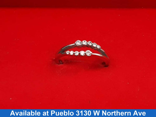 Women's Ring - White Gold 10k (.417) 2.2 grams Size 7