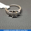 Women's Ring - White Gold 10k (.417) 4.2 grams Size 7