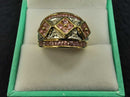 Women's Ring - Yellow Gold 14k (.585) 6.4 grams Size 6.5