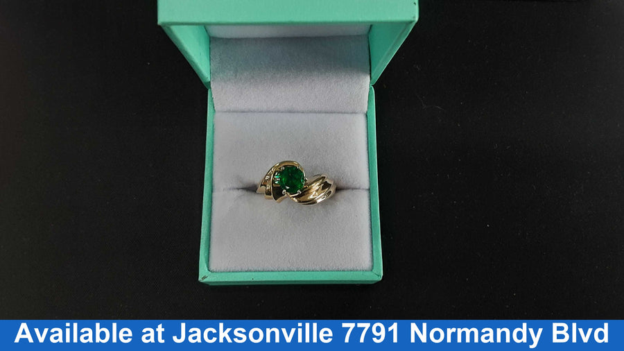 Women's Ring - Yellow Gold 10k (.417) 6.9 grams Size 8