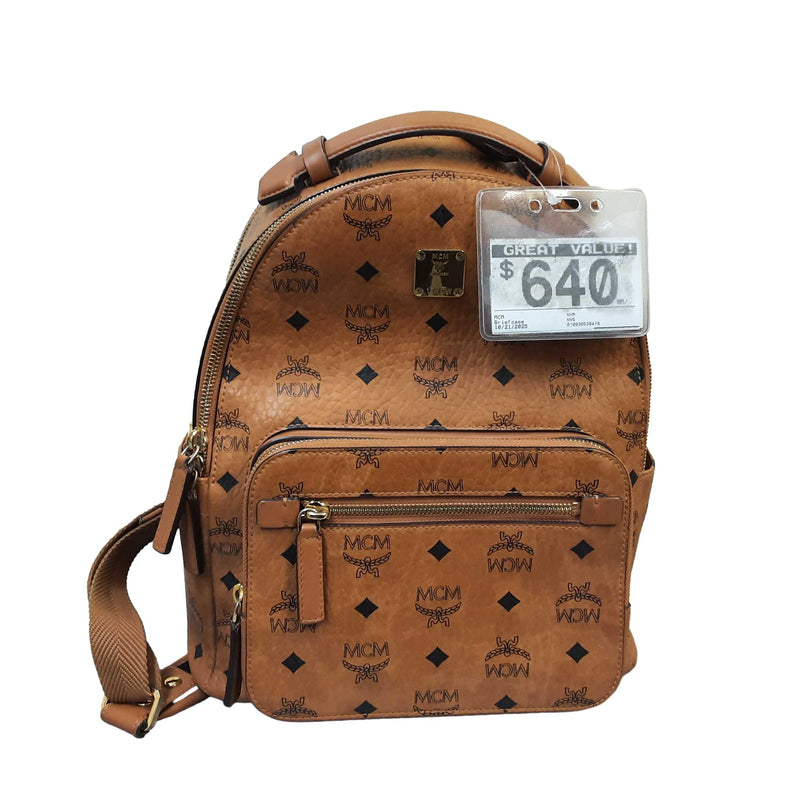 Mcm Beige / Tan Backpack / Briefcase / Bag