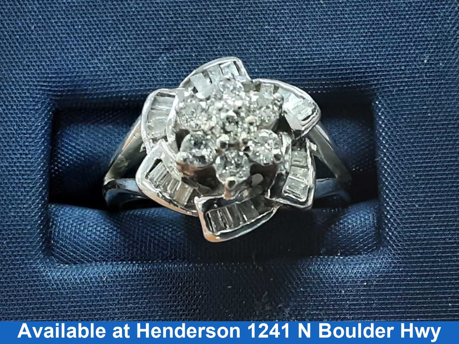 Women's Ring - Yellow Gold 10k (.417) 4.4 grams Size 20