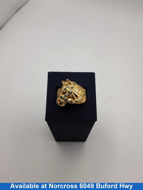 Men's Ring - Yellow Gold 18k (.750) 23.3 grams Size 20