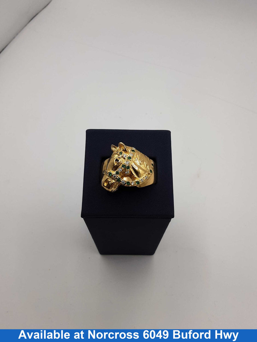 Men's Ring - Yellow Gold 18k (.750) 23.3 grams Size 20