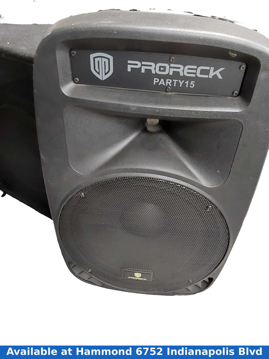 Proreck Party15 Black PA / Band Speaker