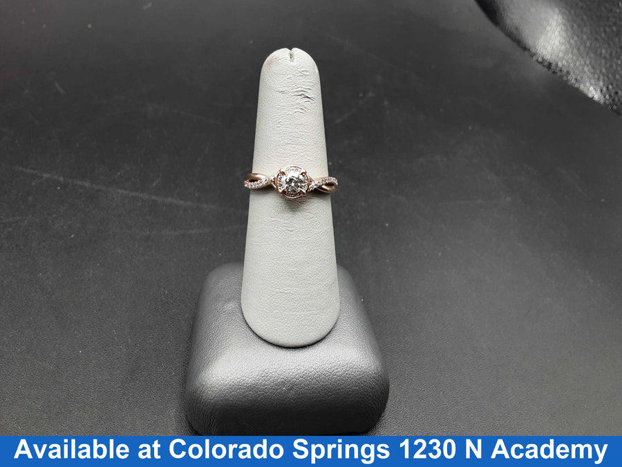 Women's Ring - Rose Gold 10k (.417) 2.6 grams Size 7