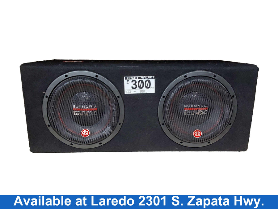Euphoria Ewxpw8-2b Black Car Sub-Woofer