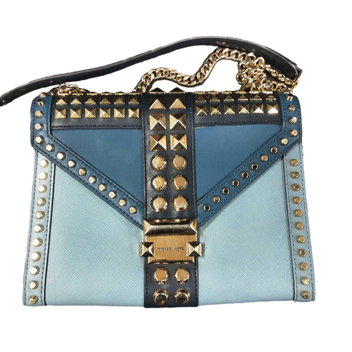 Michael Kors Whitney Convertible Blue Purse / Handbag