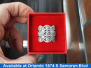 Women's Ring - White Gold 10k (.417) 9 grams Size 7