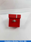 Women's Ring - Solitaire - Yellow Gold 10k (.417) 1.9 grams Size 20