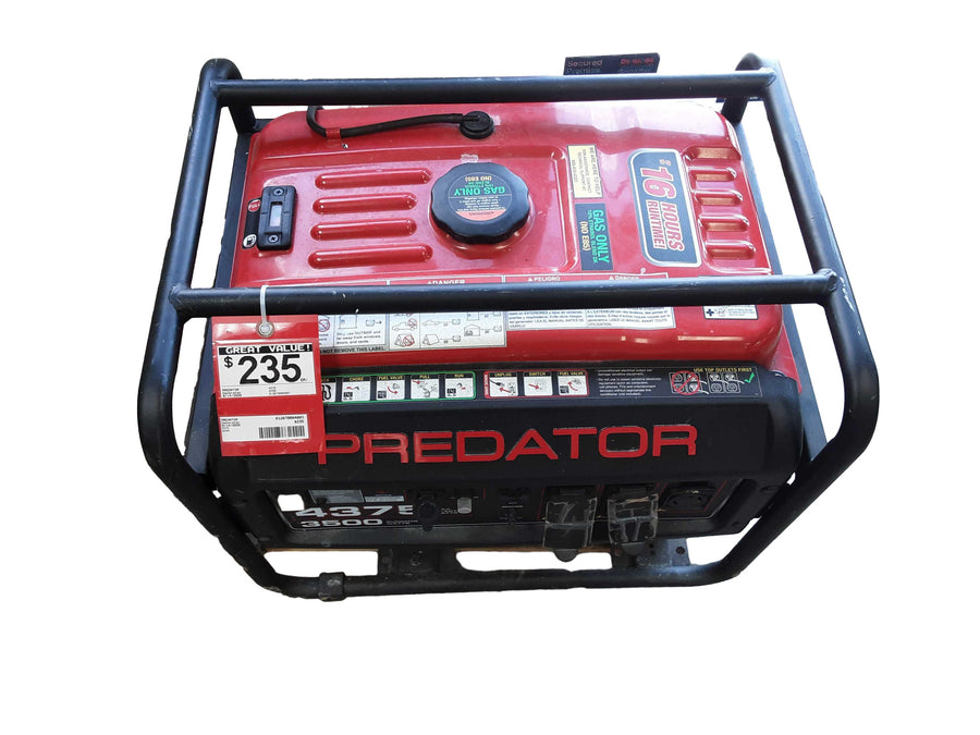 Predator 4375 Red Generator