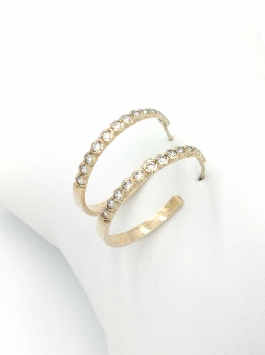 Hoop Earrings - Yellow Gold 14k (.585) 6.9 grams