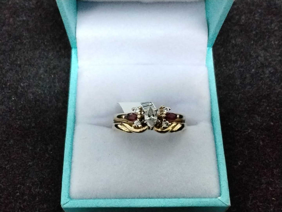 Women's Ring - Yellow Gold 14k (.585) 6.51 grams Size 5.5