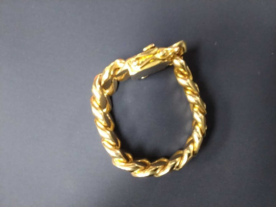 Cuban Link Bracelet - Yellow Gold 10k (.417) 308.2 grams 9 inch