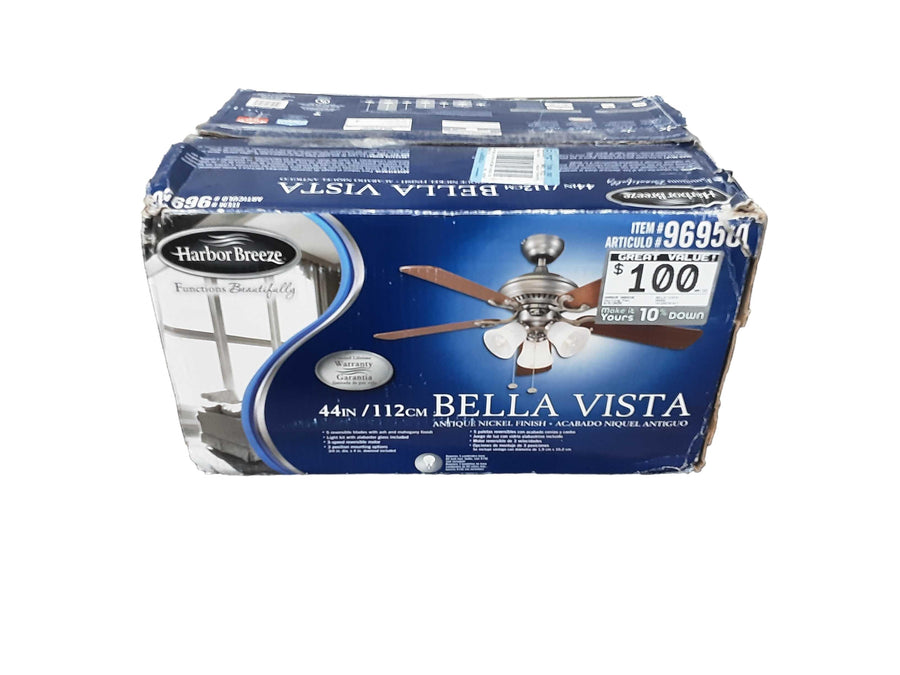 Harbor Breeze Bella Vista Brown Ceiling Fan