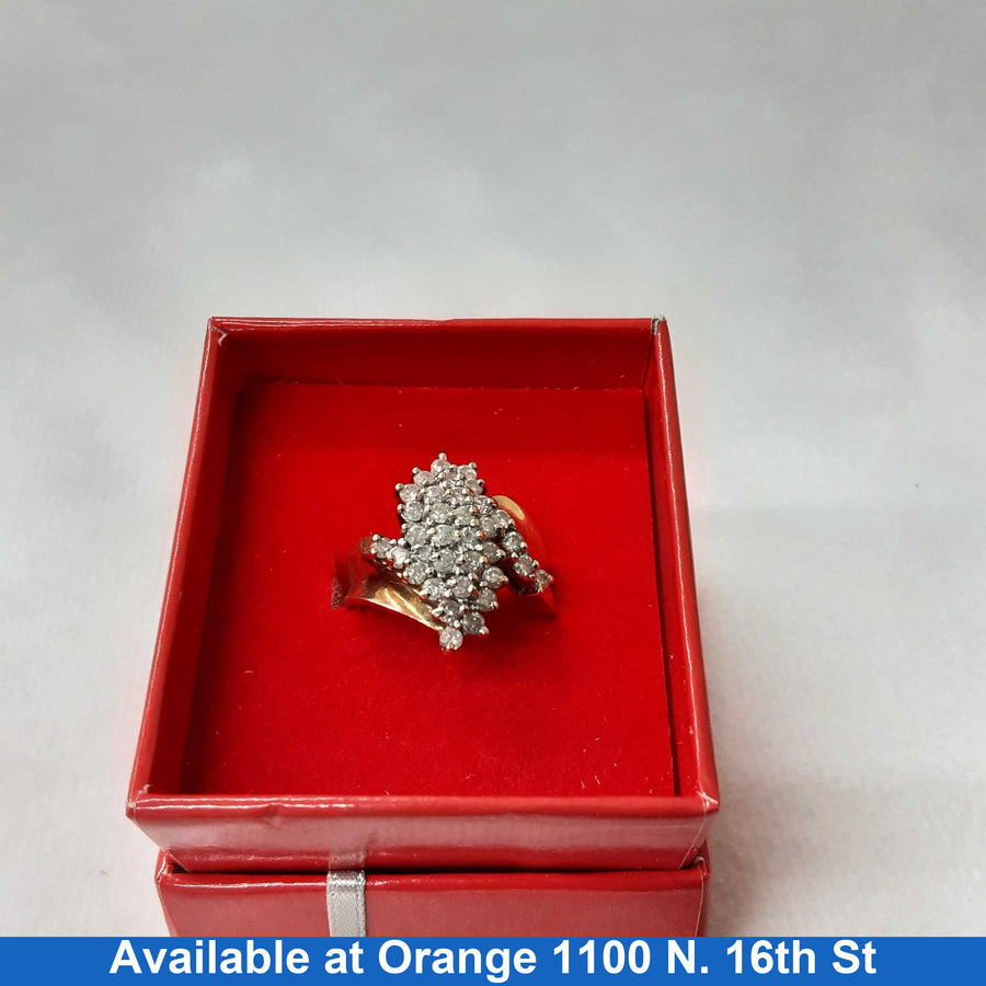 Women's Ring - Yellow Gold 10k (.417) 5.5 grams Size 8