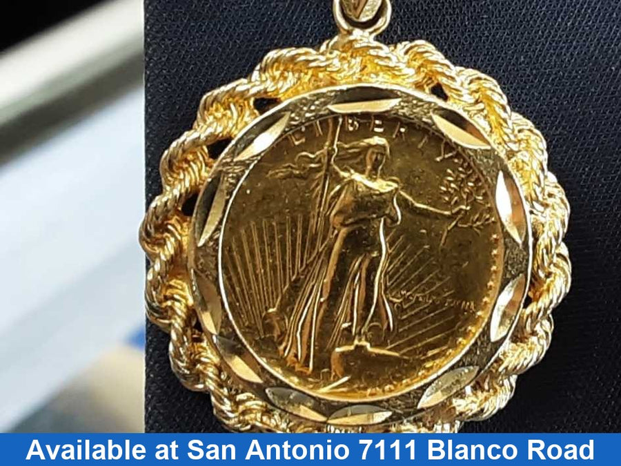 Coin Pendant - Yellow Gold 22k (.917) 7.2 grams
