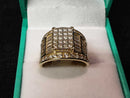 Women's Ring - Yellow Gold 14k (.585) 5.4 grams Size 9
