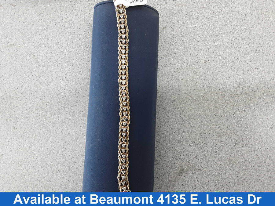 Yellow Gold 14k (.585) 20.6 grams 8 inch