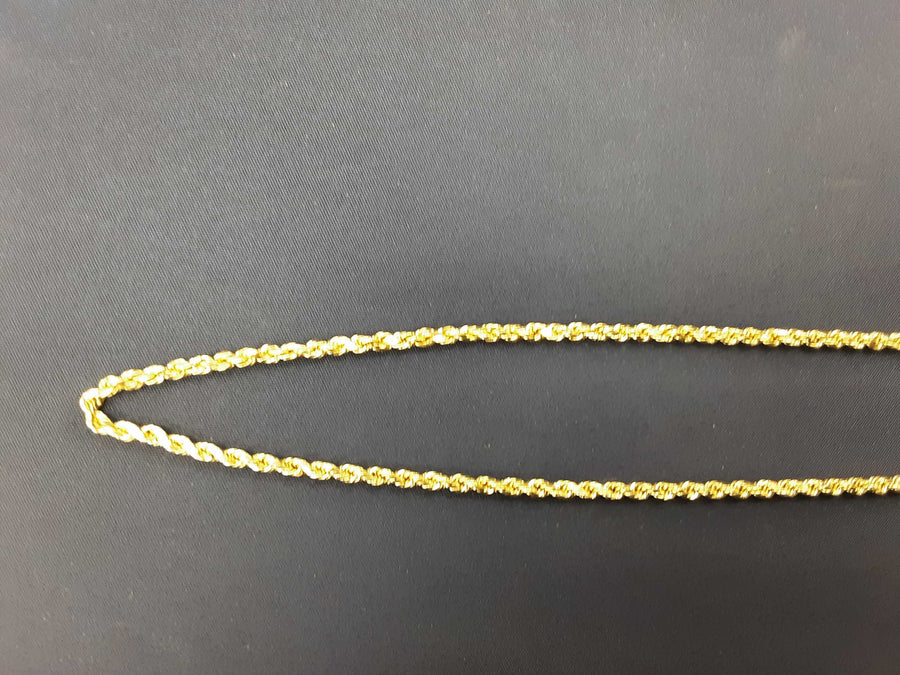 Rope Chain - Yellow Gold 14k (.585) 4.7 grams 18 inch