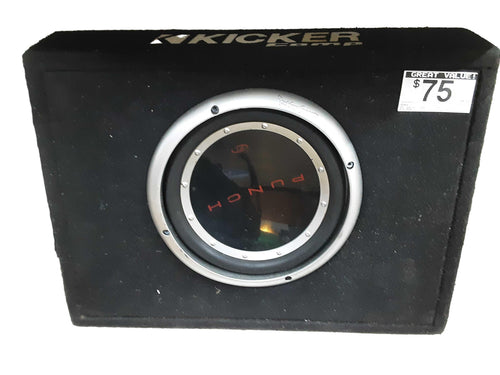 Punch P1 Black Car Sub-Woofer