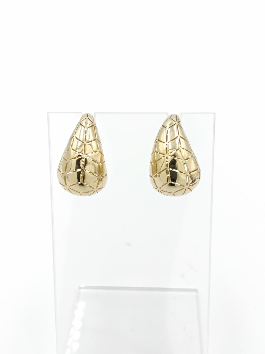 Gold Ball Earrings - Yellow Gold 14k (.585) 3.2 grams