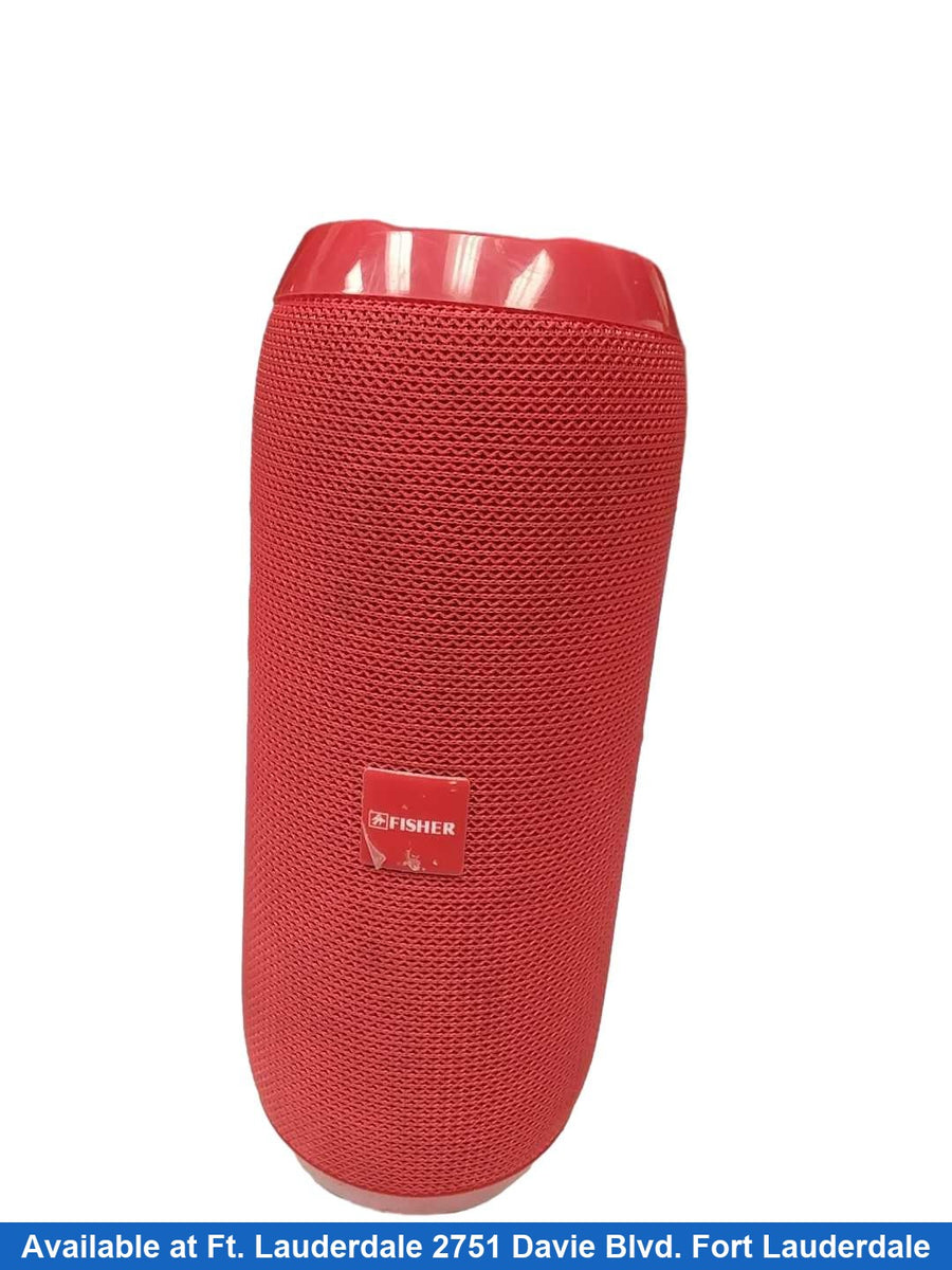 Fisher Fbt345 Red Portable Speaker