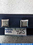 Earrings - White Gold 10k (.417) 2.9 grams