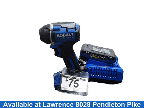Kobalt Kid 124b-03 Blue Cordless Impact Drill