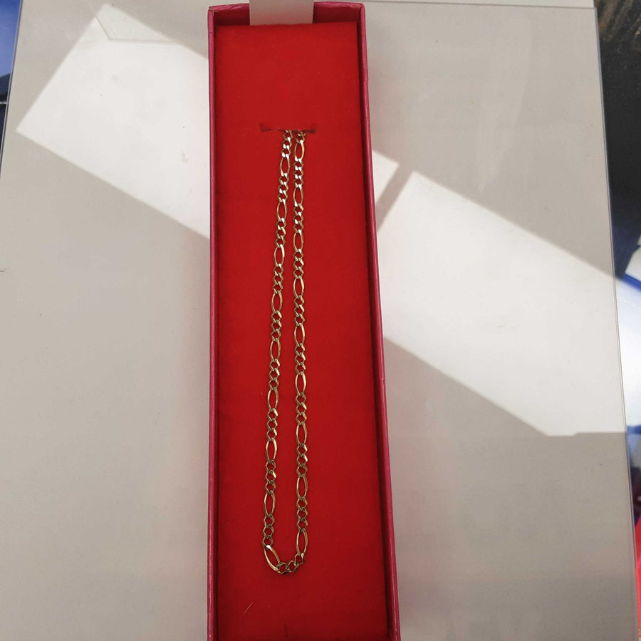 Figaro Chain - Yellow Gold 14k (.585) 9.6 grams 20 inch