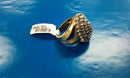 Women's Ring - Yellow Gold 14k (.585) 8.8 grams Size 7