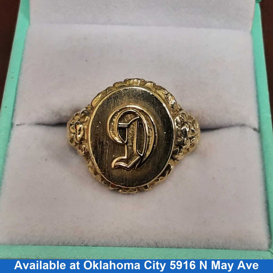 Men's Ring - Yellow Gold 14k (.585) 9.6 grams Size 20