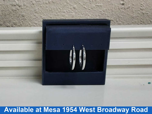 Bangle Earrings - White Gold 14k (.585) 2.8 grams