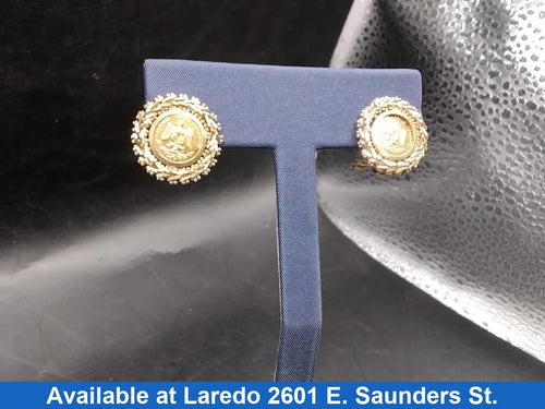 Earrings - Yellow Gold 10k (.417) 5.1 grams