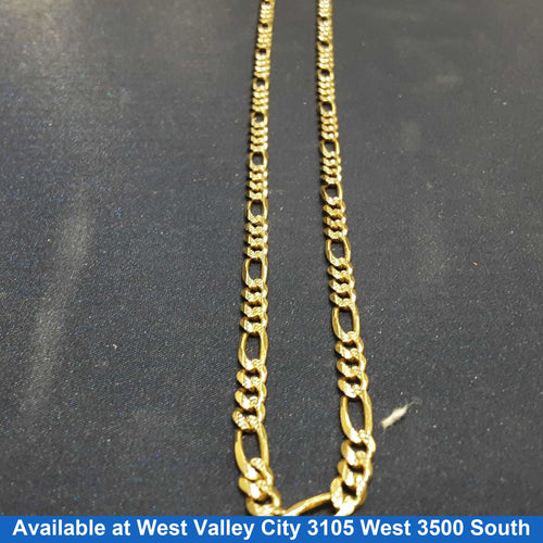 Figaro Chain - Yellow Gold 14k (.585) 14.6 grams 22 inch