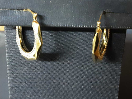 Hoop Earrings - Yellow Gold 14k (.585) 0.9 grams