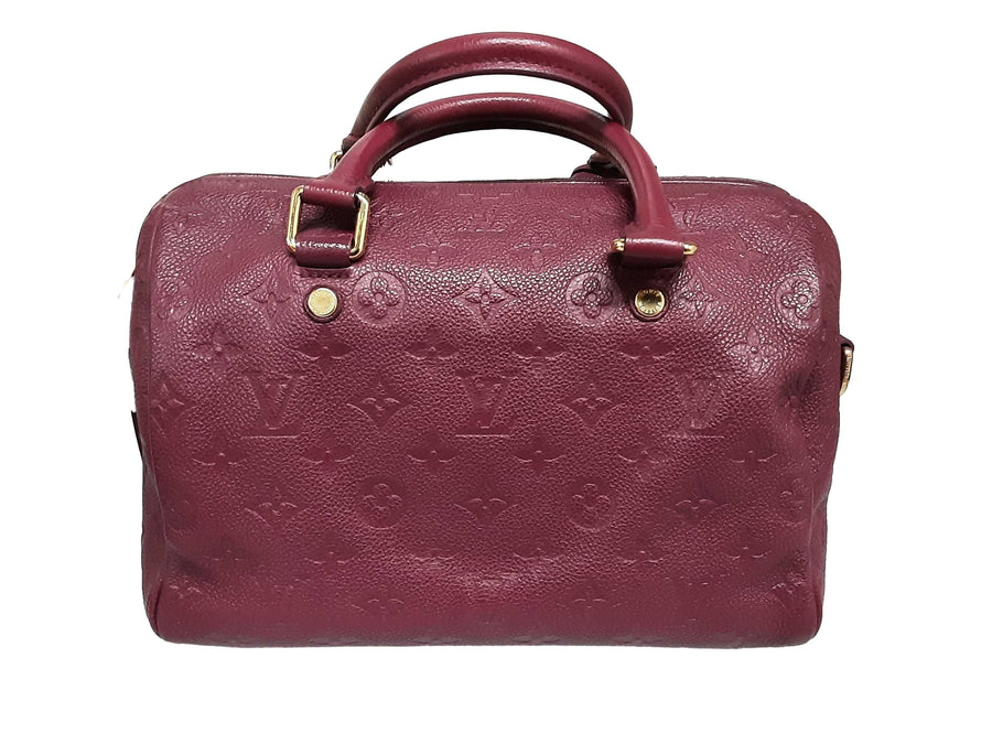Louis Vuitton Speedy 25 Bandouliere Purple Purse / Handbag