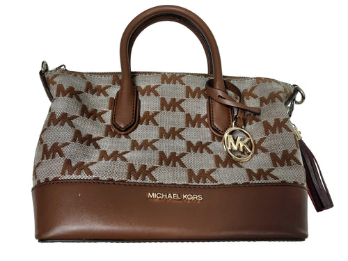 Michael Kors Hyde Small Satchel Brown Purse / Handbag