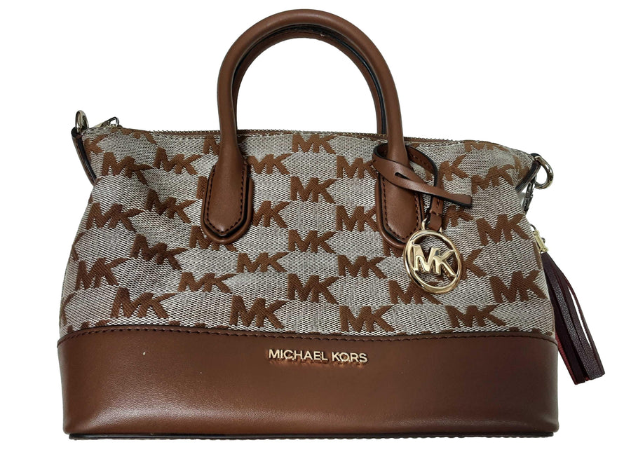 Michael Kors Hyde Small Satchel Brown Purse / Handbag
