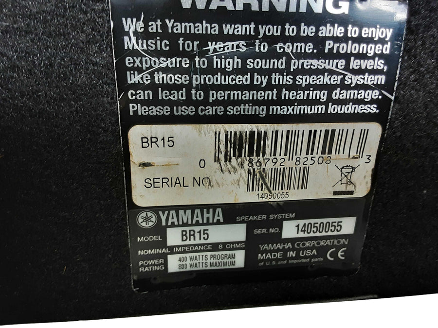 Yamaha 1405055 Black Studio Monitor Speaker