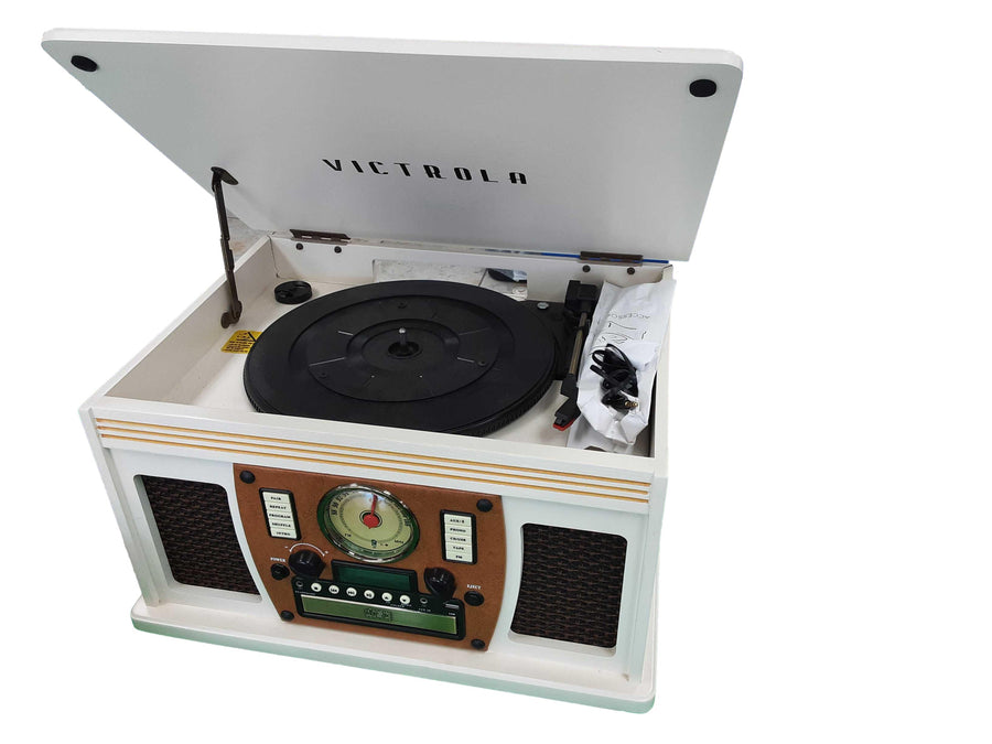 Victrola Vta-600b White Bookshelf Stereo, no Speaker