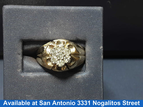 Men's Ring - Yellow Gold 14k (.585) 5.6 grams Size 9.5