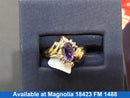 Women's Ring - Yellow Gold 10k (.417) 2.1 grams Size 7.5