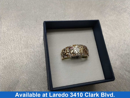 Women's Ring - Yellow Gold 10k (.417) 2.5 grams Size 11
