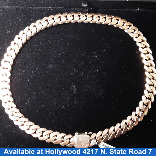 Cuban Link Chain - Rose Gold 10k (.417) 303 grams 24 inch