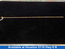 Bead Bracelet - Tricolor Gold 14k (.585) 6.1 grams 8 inch