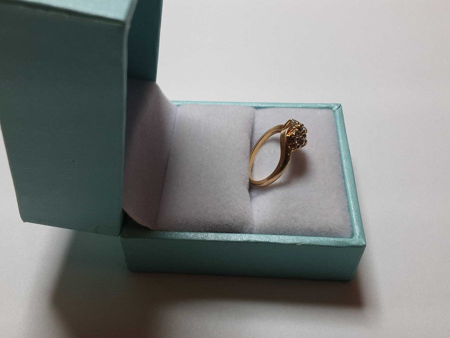 Women's Ring - Yellow Gold 18k (.750) 2.5 grams Size 3.5