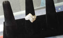 Lady's Ring - Cluster - Yellow Gold 10k (.417) 6.2 grams Size 9