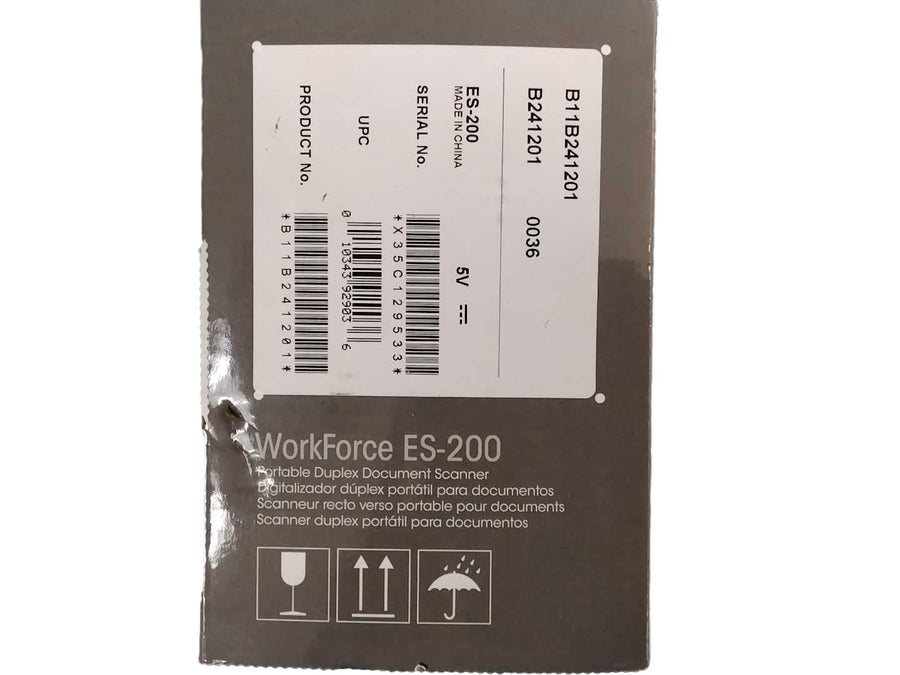 Epson Es-200 Black Scanner