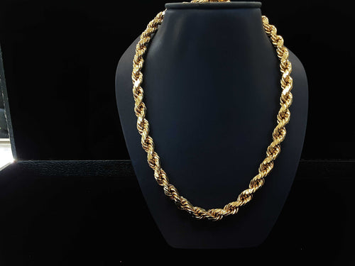 Rope Chain - Yellow Gold 10k (.417) 20.8 grams 24 inch